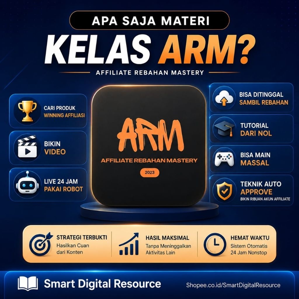 AFFILIATE REBAHAN MASTERY Cuan Besar Tanpa Kirim Barang - live shopee affiliate dan live tiktok affi