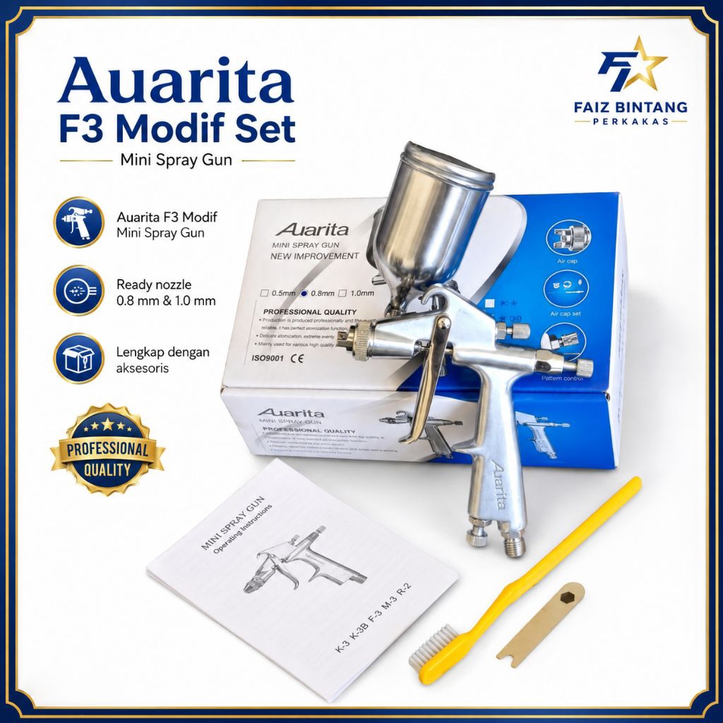 Spray gun AUARITA f3 Std Modif