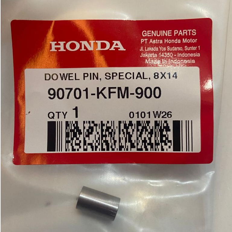 Pin Dowel Special 8 X 14 Honda Bos Bosan Mesin 90701 KFM 900