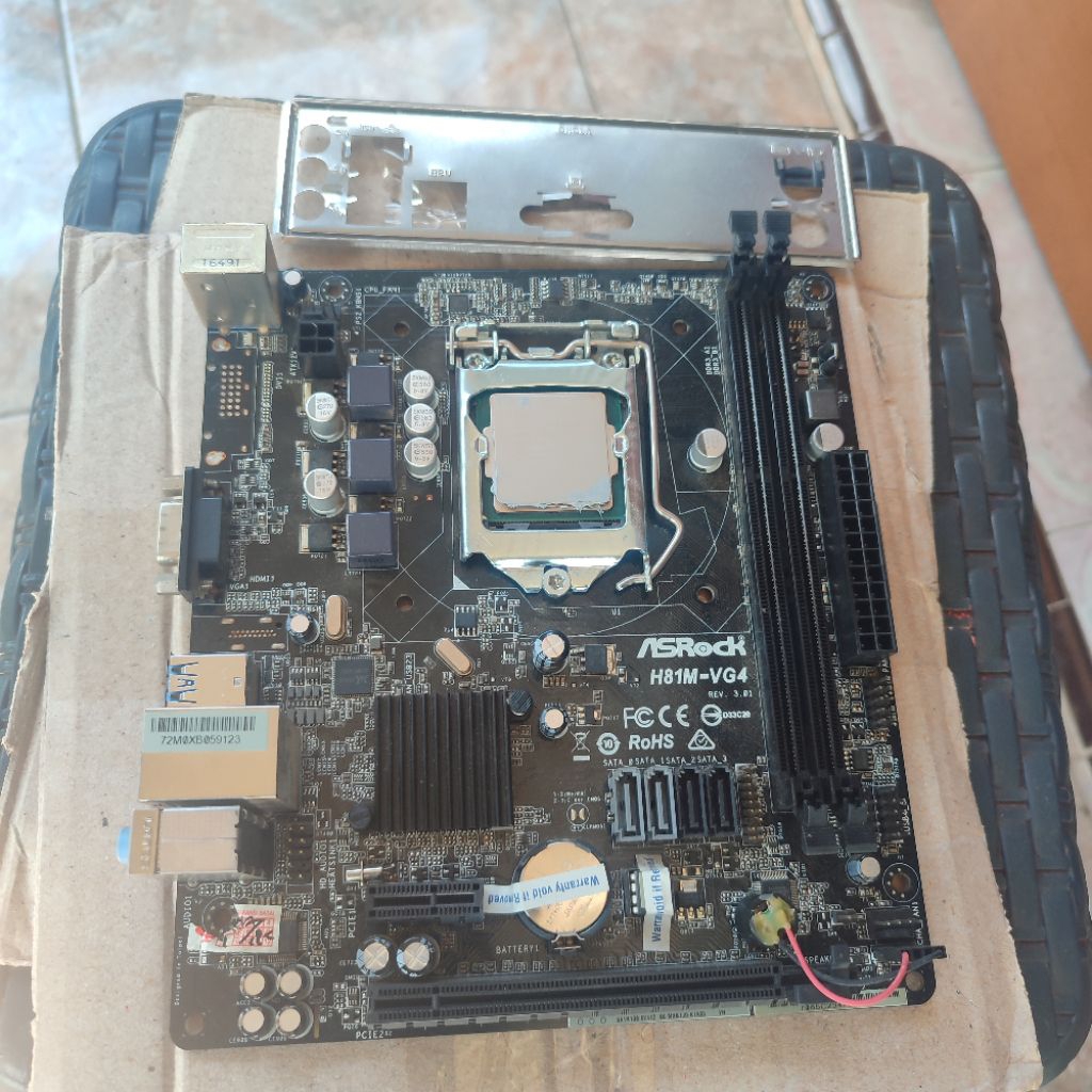 asrock H81 mini itx + i5 4590