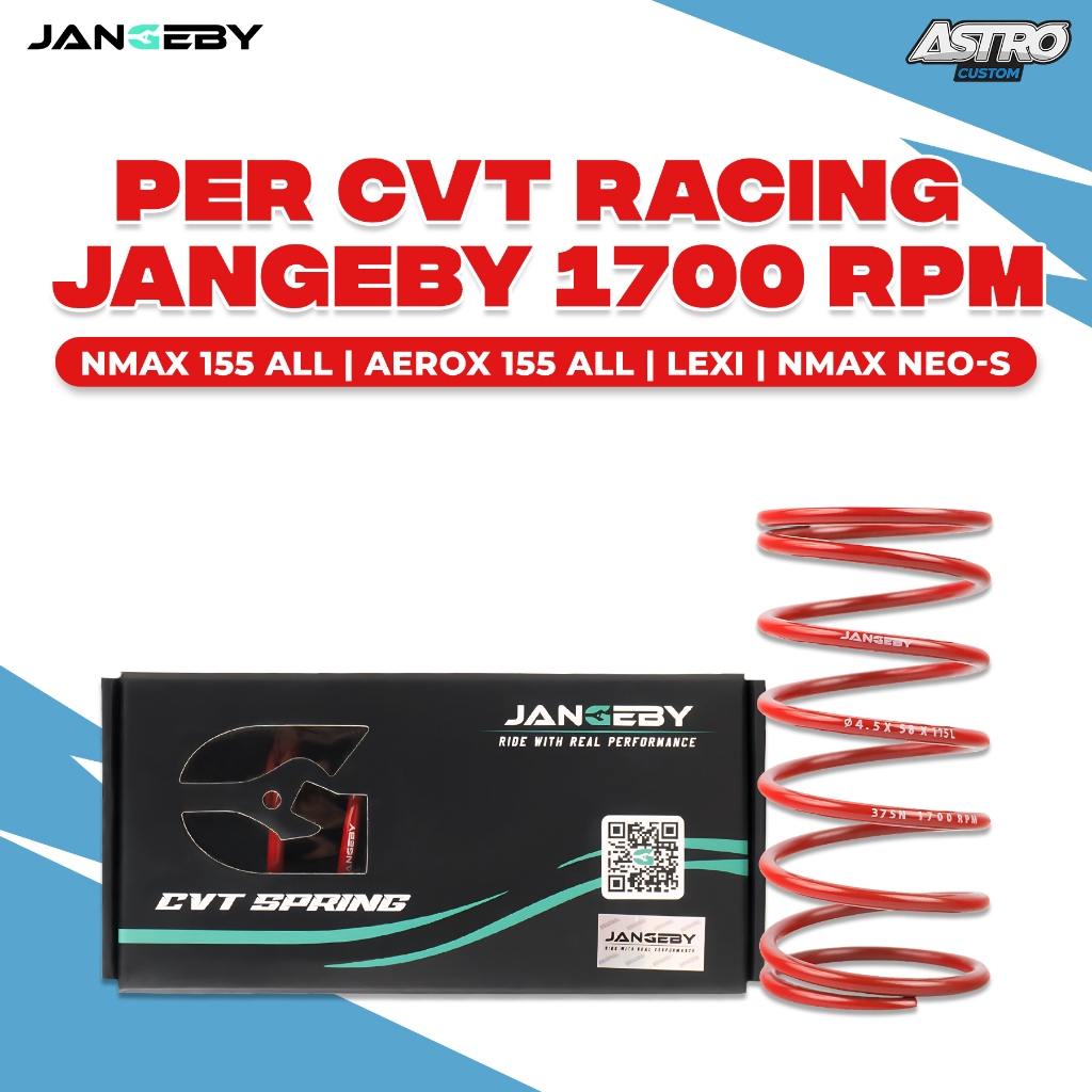 Per CVT Nmax 155 Neo Aerox Alpha Cybercity Lexi JANGEBY 2DP Original Spring