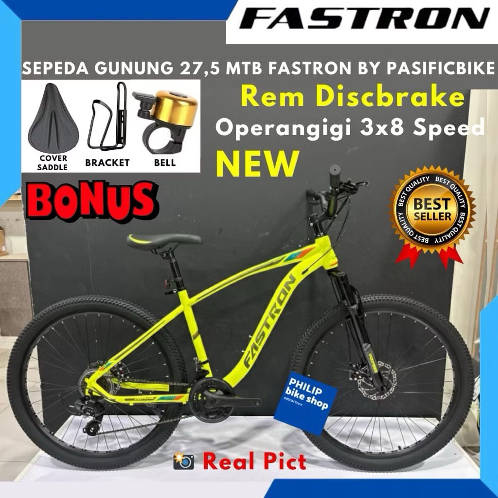 Sepeda Gunung 27,5 MTB Fastron By Pacific Terbaru