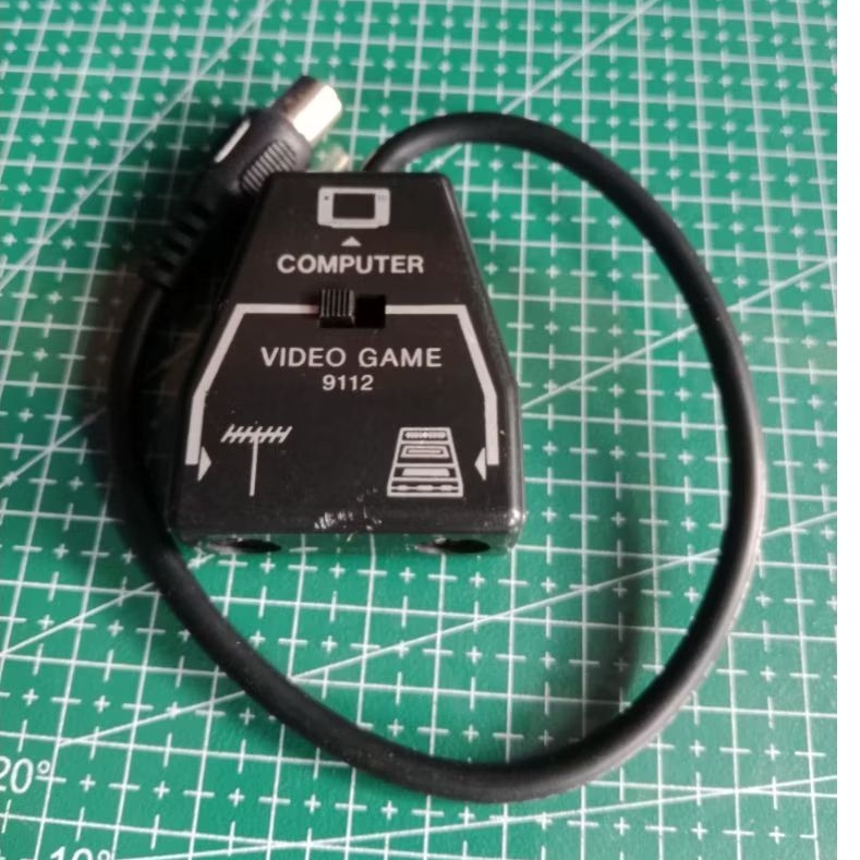 RF Switch TV Video Game 9112 Original Jadul NOS Japan