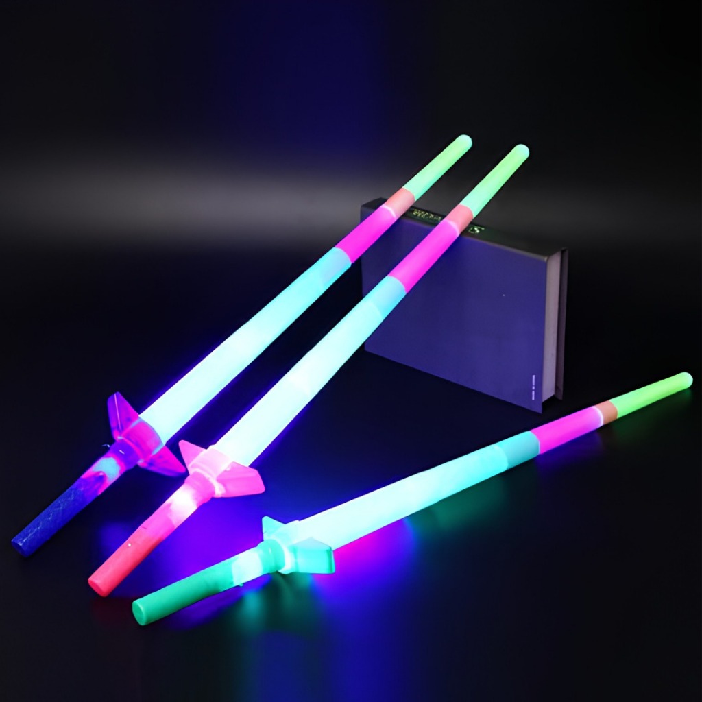 Mainan Anak Pedang Pedangan Bisa panjang / Starwars Lightsaber Stick Lamp Laser Sword / Mainan Anak 