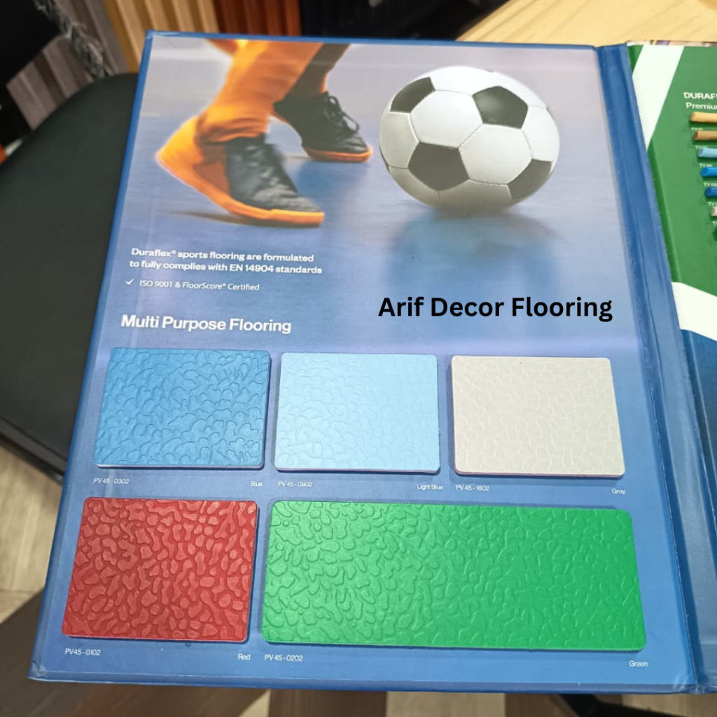 Vinyl Roll Sport Flooring Lantai Olahraga Indoor Anti Slip Lapangan Badminton Basket Voli Futsal GOR