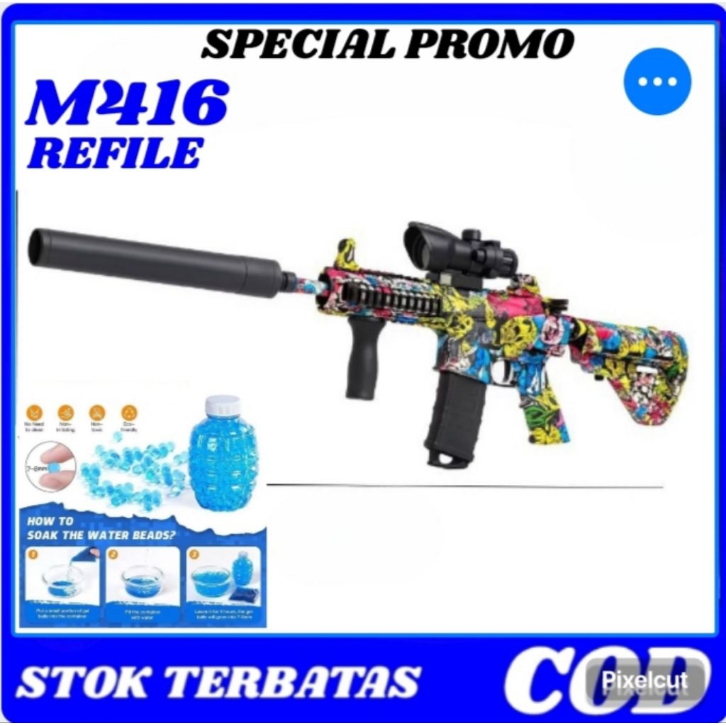 MAINAN PISTOL PISTOLAN TEMBAK TEMBAKAN  ANAK LAKI LAKI PELURU BUSA SNIPER NERF BULLET AWM MURAH/MAIN