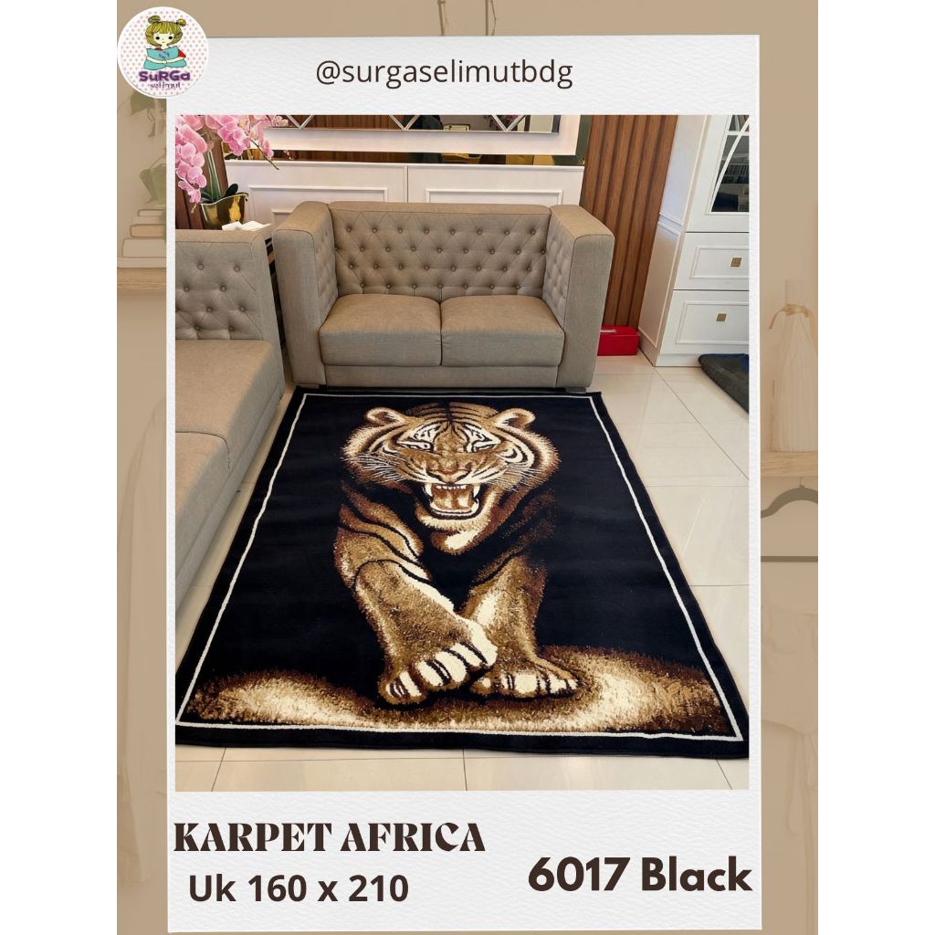 KARPET PERMADANI EXOTIC AFRICA UKURAN 160 x 210 CM STANDAR