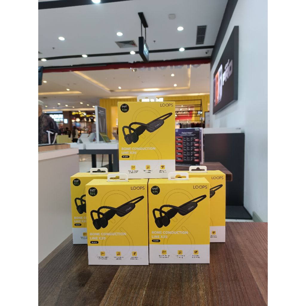LOOPS Bone conduction line earphone X30 GARANSI RESMI TAM 1TAHUN