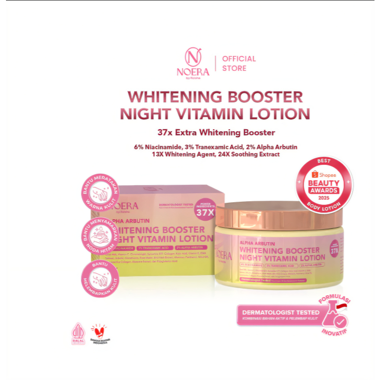 Diskon terbatas Krim malam inovatif NOERA (dengan 37x kandungan bahan yang terkonsentrasi) membuat k