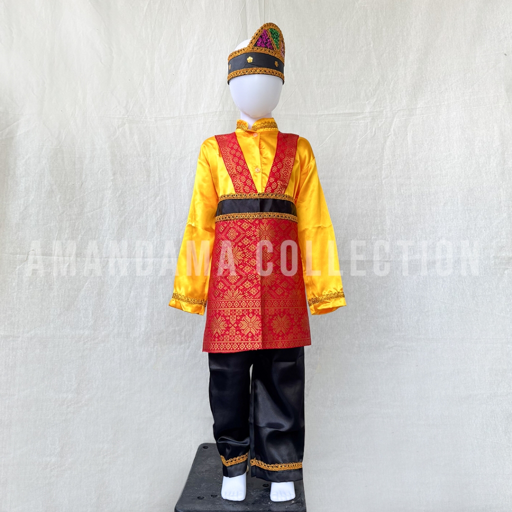 Baju Adat Aceh Saman Anak Perempuan - Baju Adat Aceh Saman Anak Anak - Baju Adat Aceh Tari Saman Ana