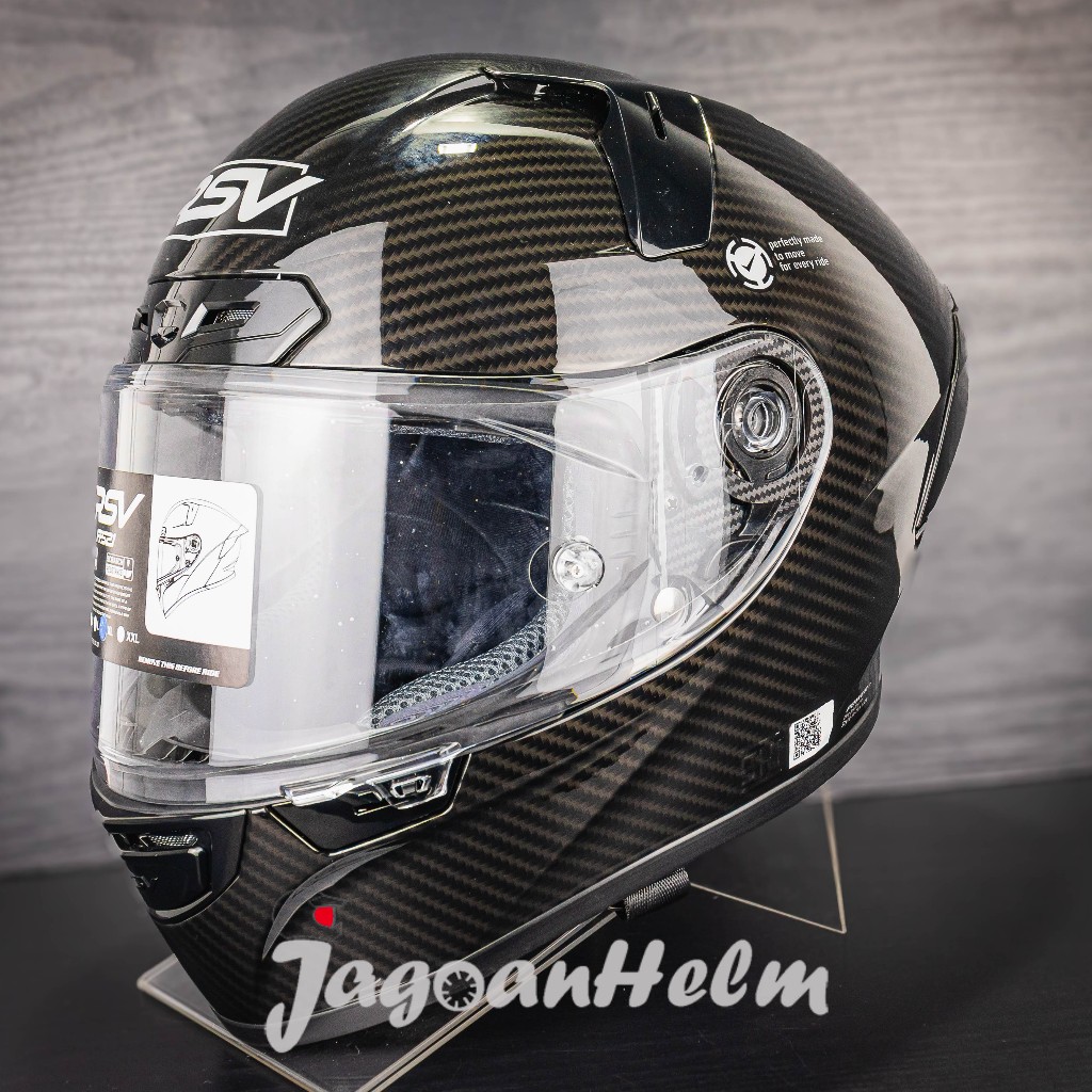 RSV HELM  FFS21 MOTIF CARBON | BLACK | FULLFACE SINGLE VISOR