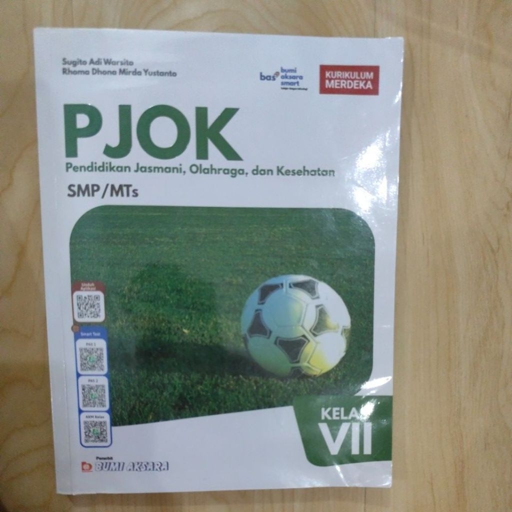Buku bekas PJOK kelas 7