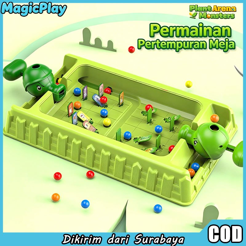 Mainan Anak Battle Game Pinball Board Tabletop Machine Game Mesin Tembak Pinball Mainan Family Maina