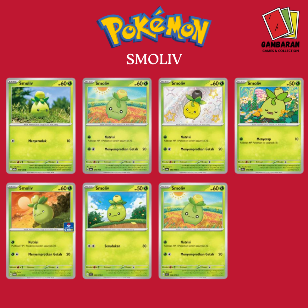 Smoliv SV10s SV4a Kartu Pokemon Indonesia TCG