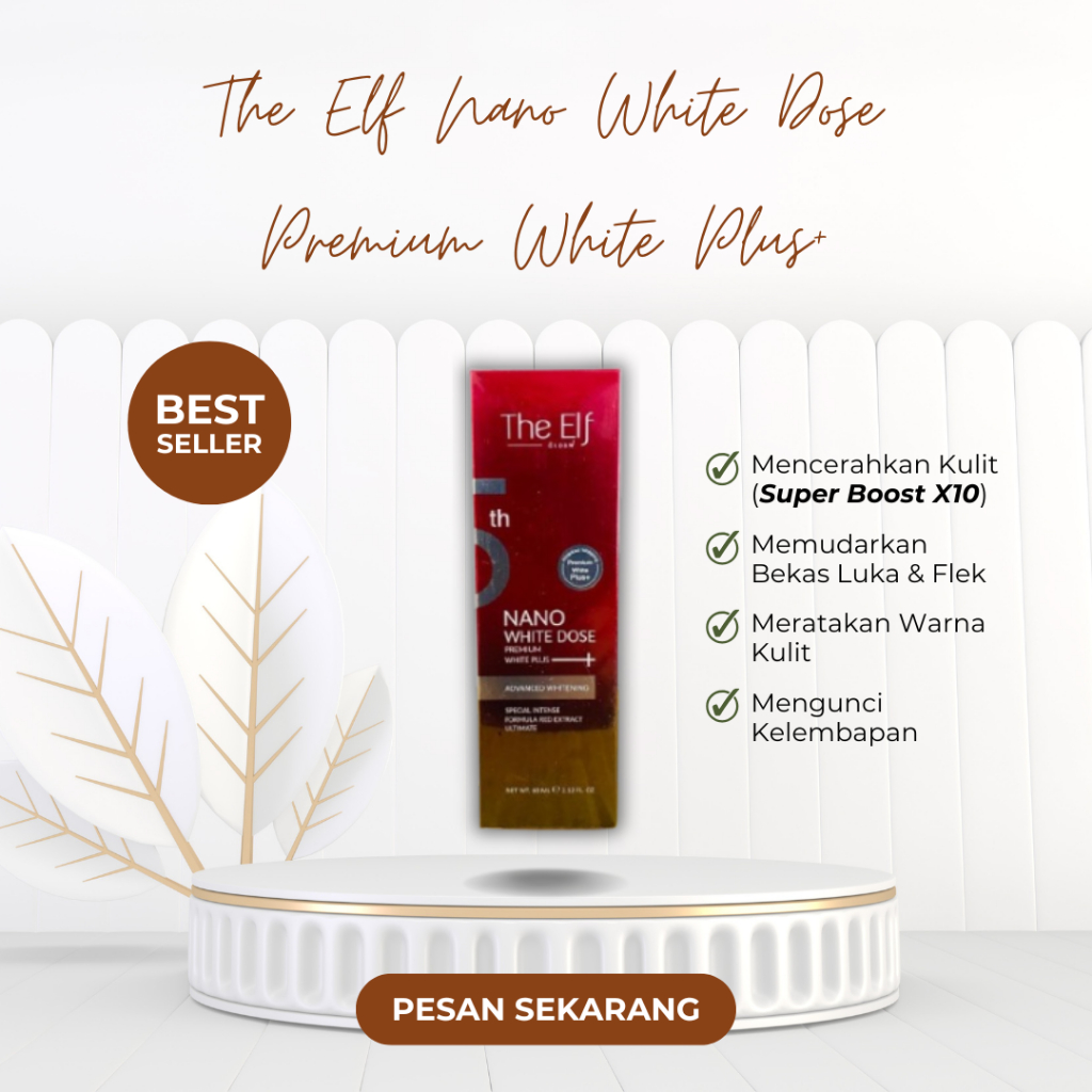 THE ELF NANO WHITE SERUM ORIGINAL THAILAND