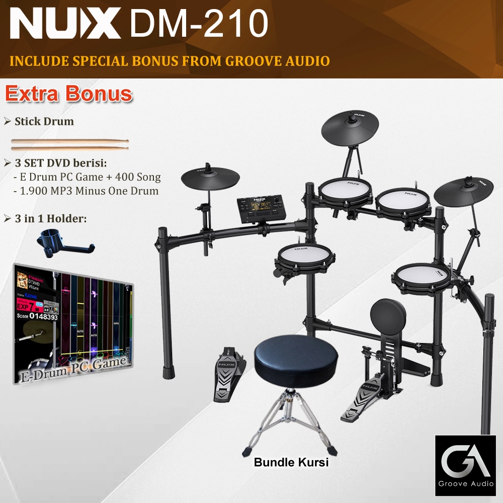 NUX DM210 / DM 210 / DM-210 Drum Elektrik / Electric Drum