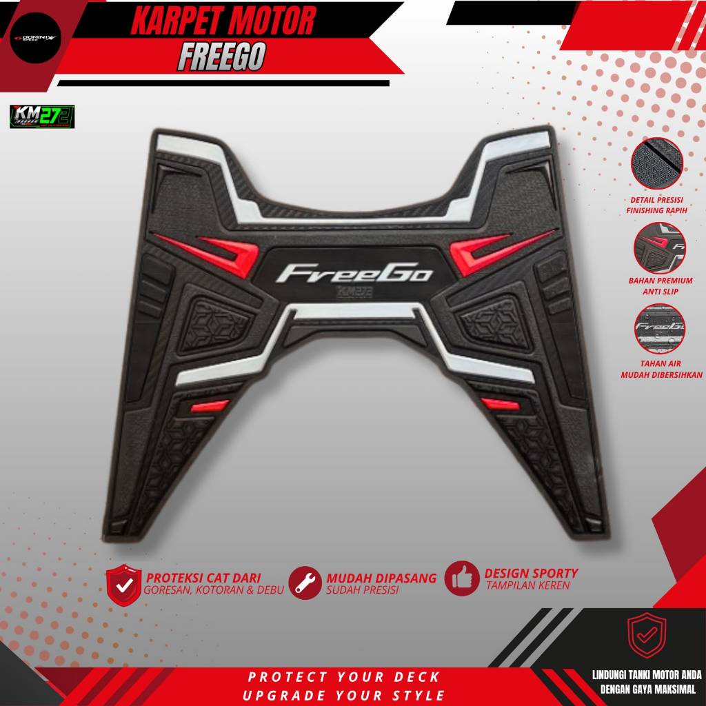 Aksesoris Motor Yamaha Freego Anti Licin / Karpet Yamaha freego / Alas Kaki Motor Freego