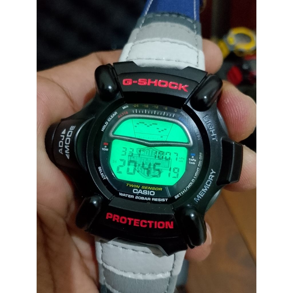 Casio G-Shock DW-9100 Riseman Twin Sensor Vintage Second Original