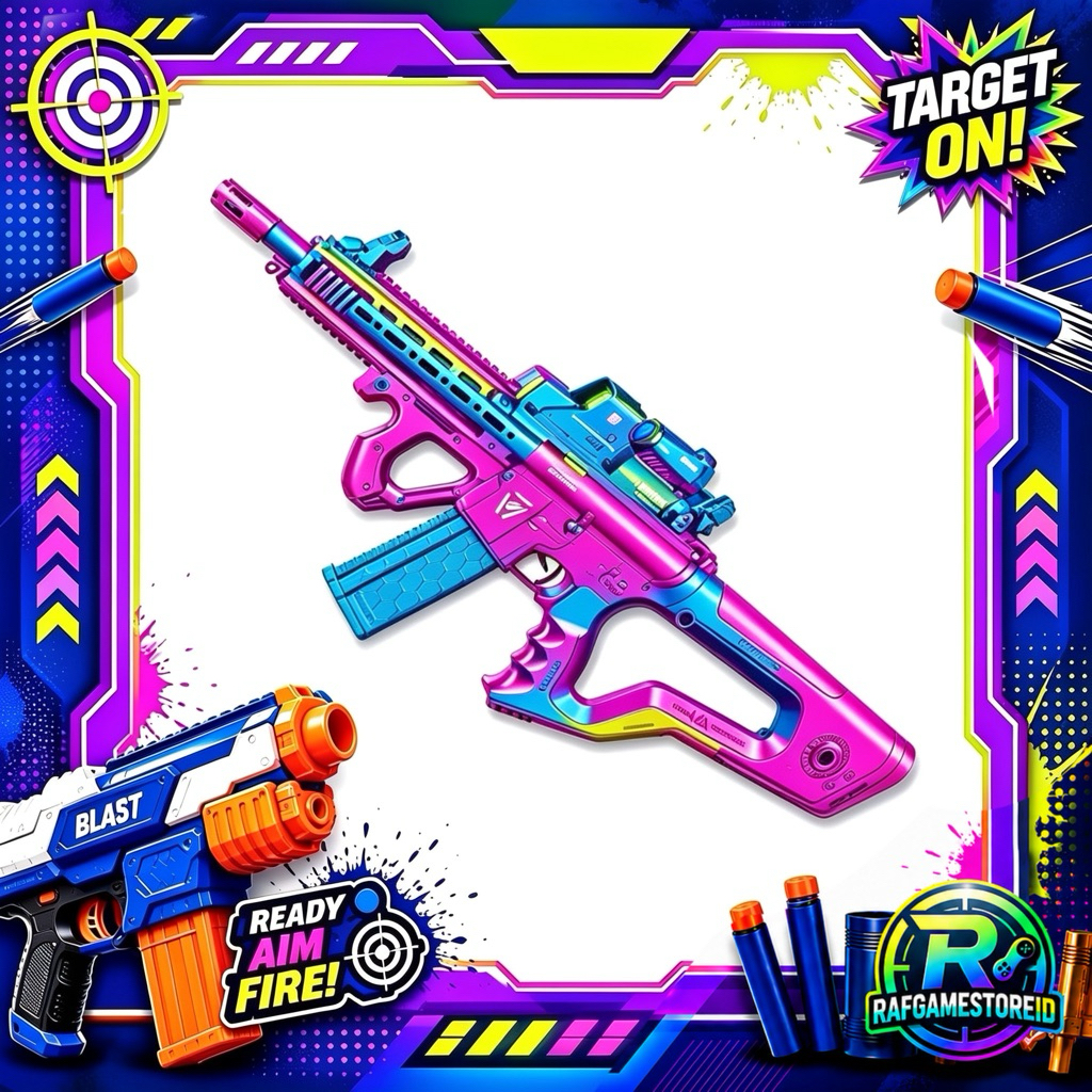 WEIHUI Mainan Anak Water Gel Blaster AR15 AR 15 CQR Tembakan Mainan Jelly Toys