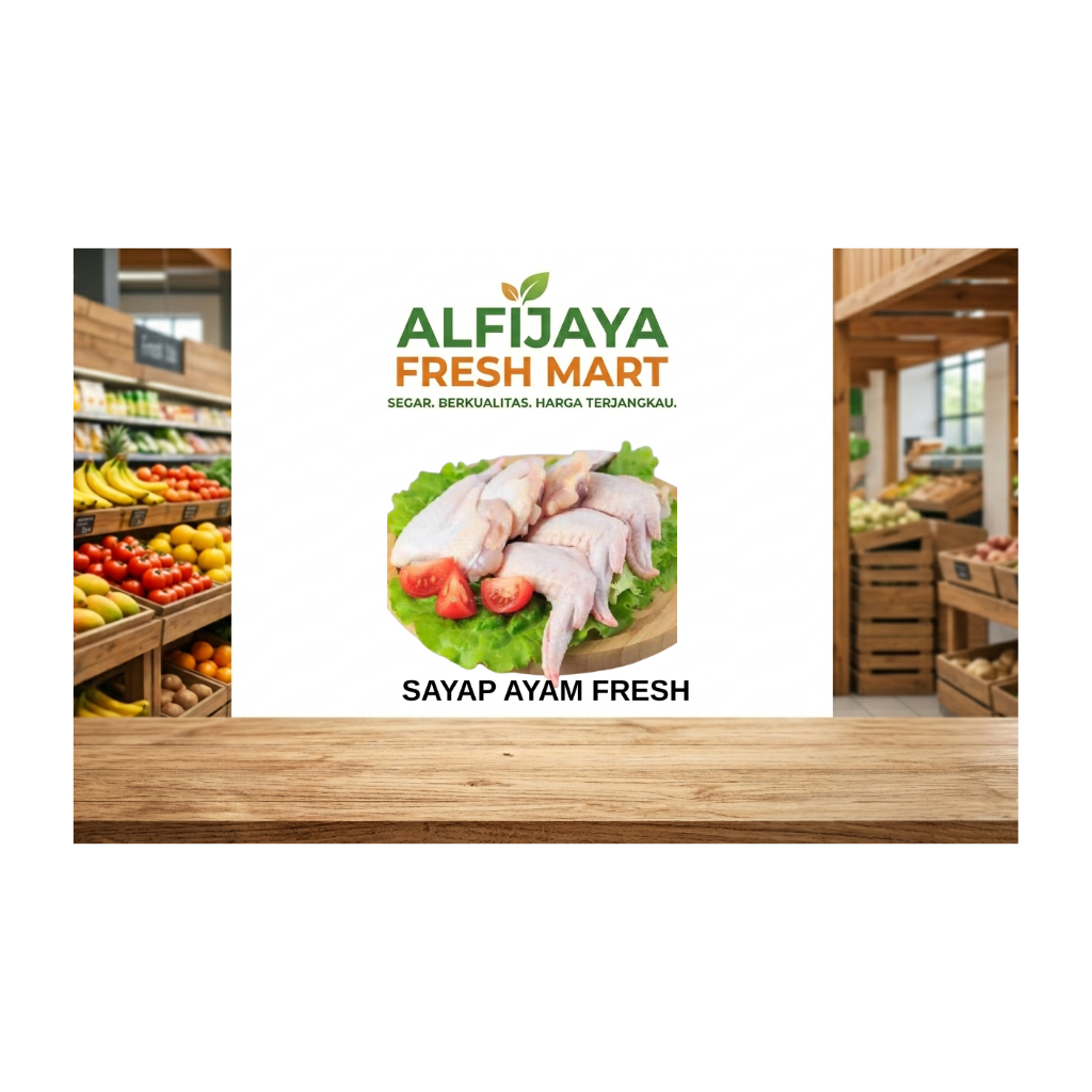 sayap ayam broiler (daging segar)