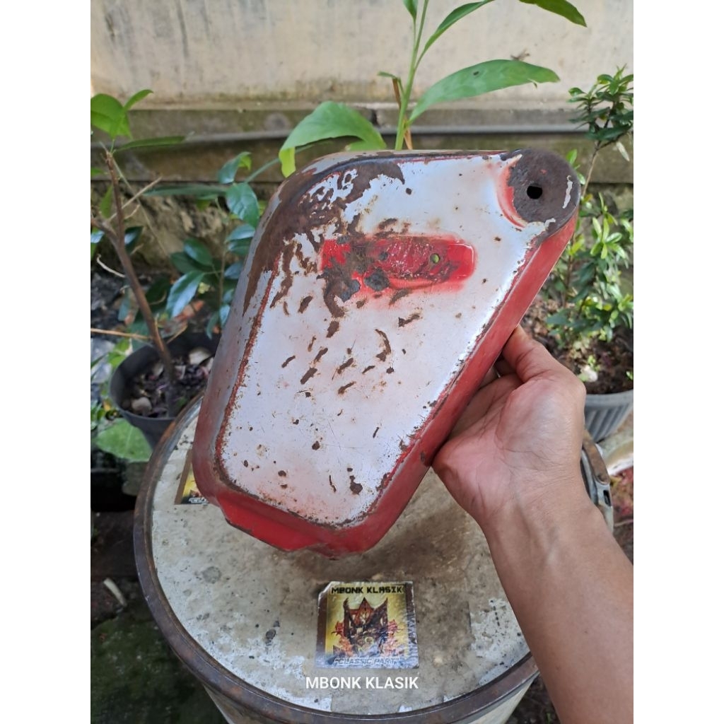 wadah cover box oli samping yamaha l2g l2s yb100 ORIGINAL tutup aki l2g l2 super yb 100 wadah tangki