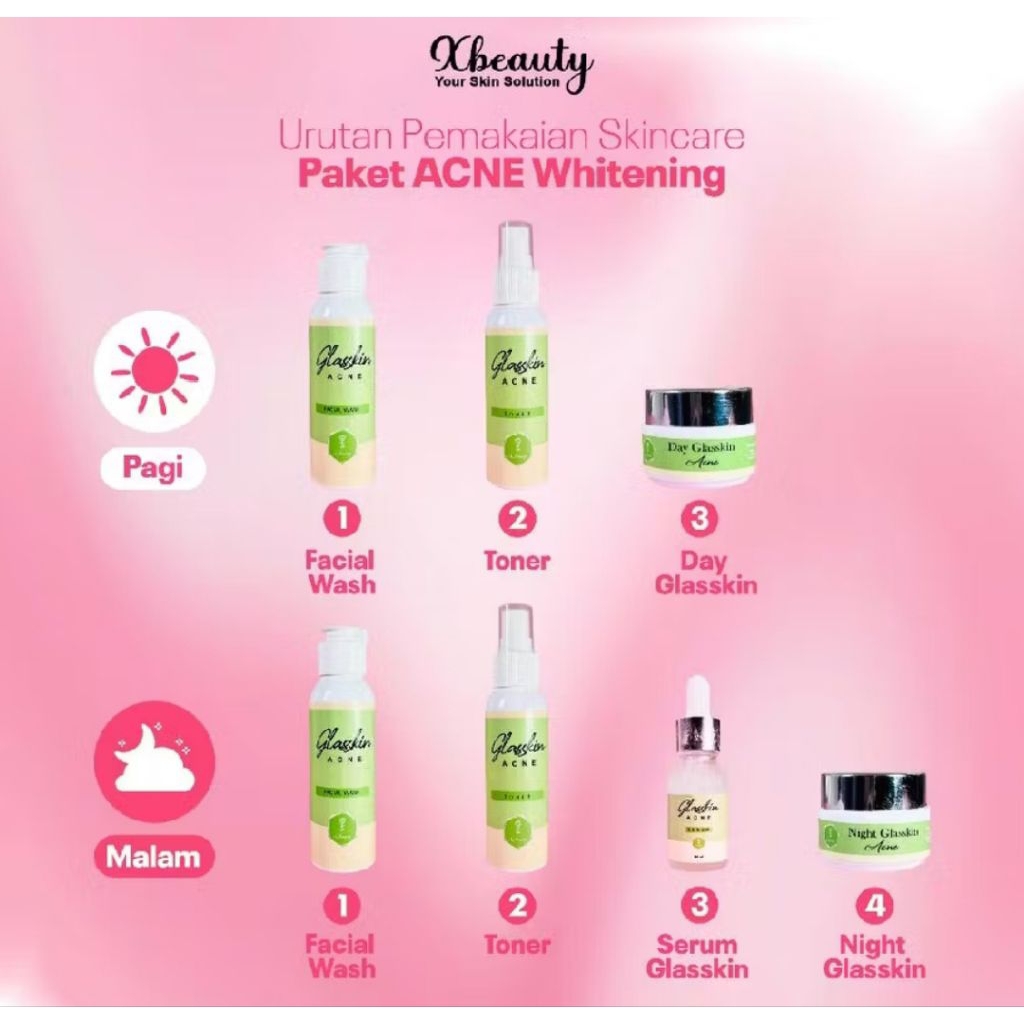 PAKET ACNE XBEAUTYSKIN BPOM
