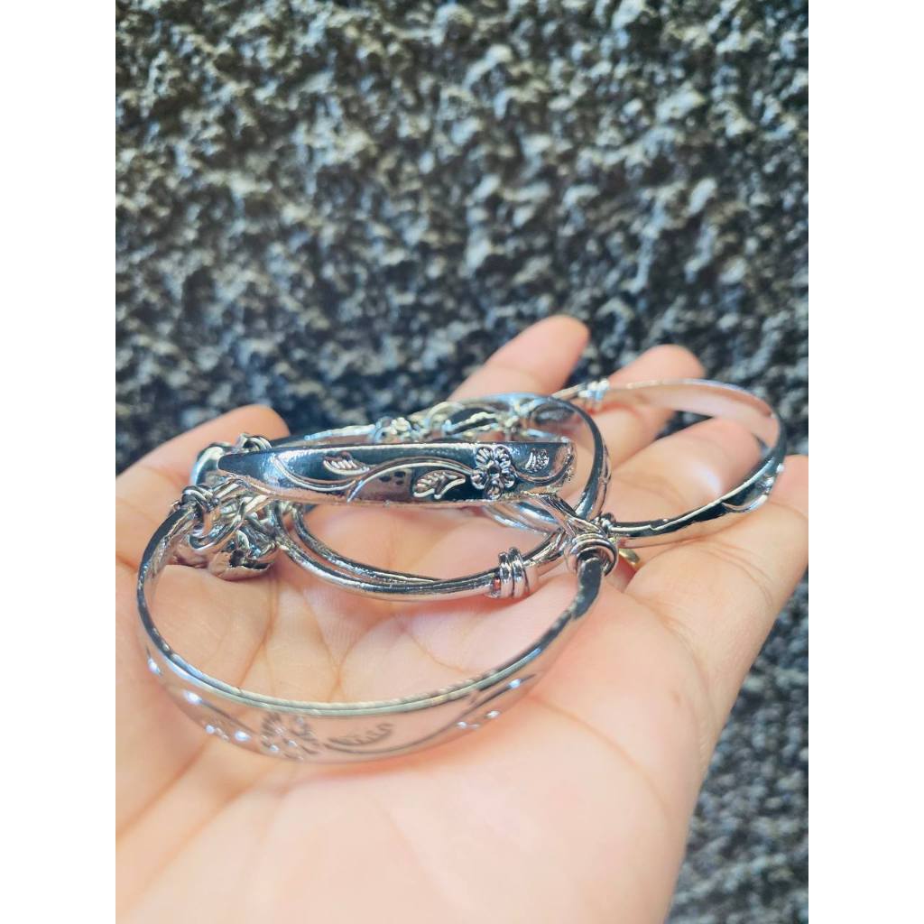 Gelang Silver Bahan Xuping untuk 3 Bulanan Bayi | Aksesoris Adat Bali Bayi