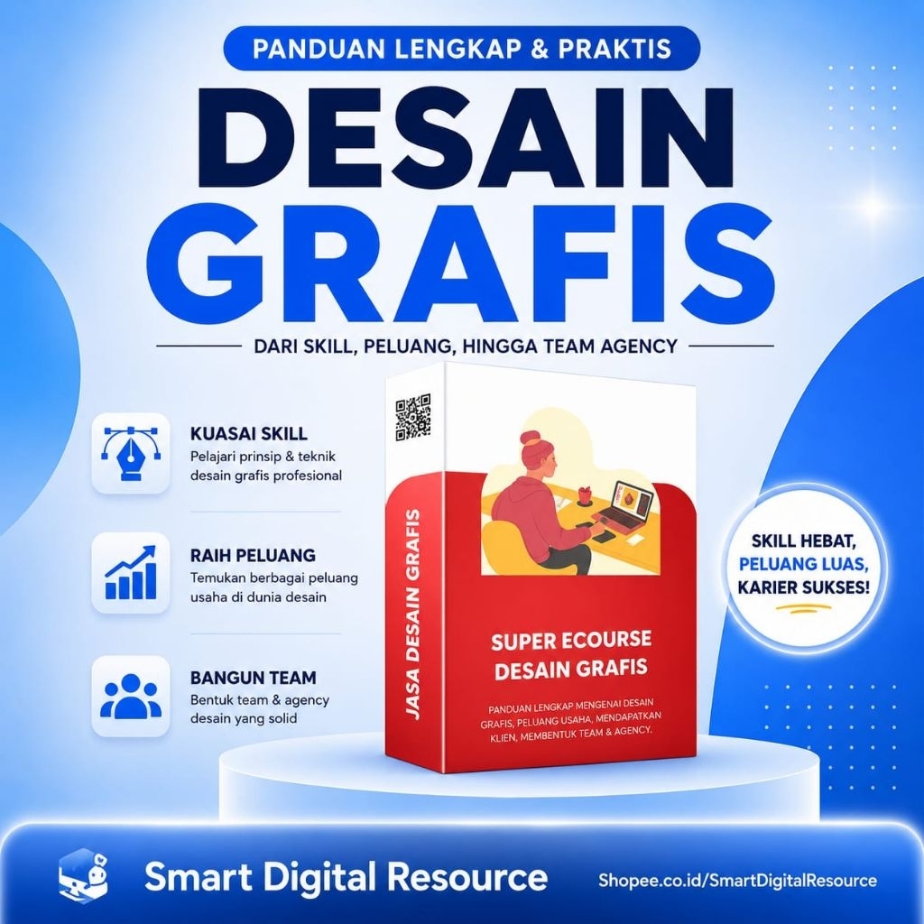Full Materi SUPER ECOURSE DESAIN GRAFIS  TUTORIAL DIGITAL MARKETING PELUANG USAHA ONLINE INTERNET TO