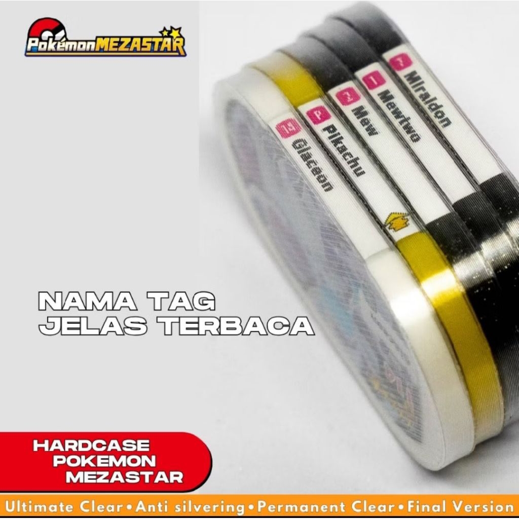 Hardcase Clear Pokemon Mezastar V12.0 Ultimate
