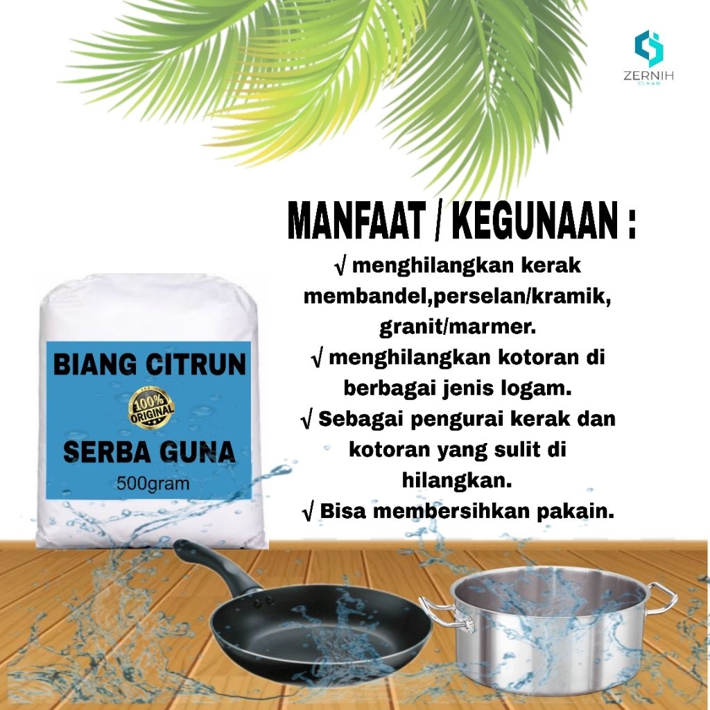 CITRUN Pembersih Serba Guna |Pembersih kerak| pembersih keramik|Biang Citrun kemasan 500 gram
