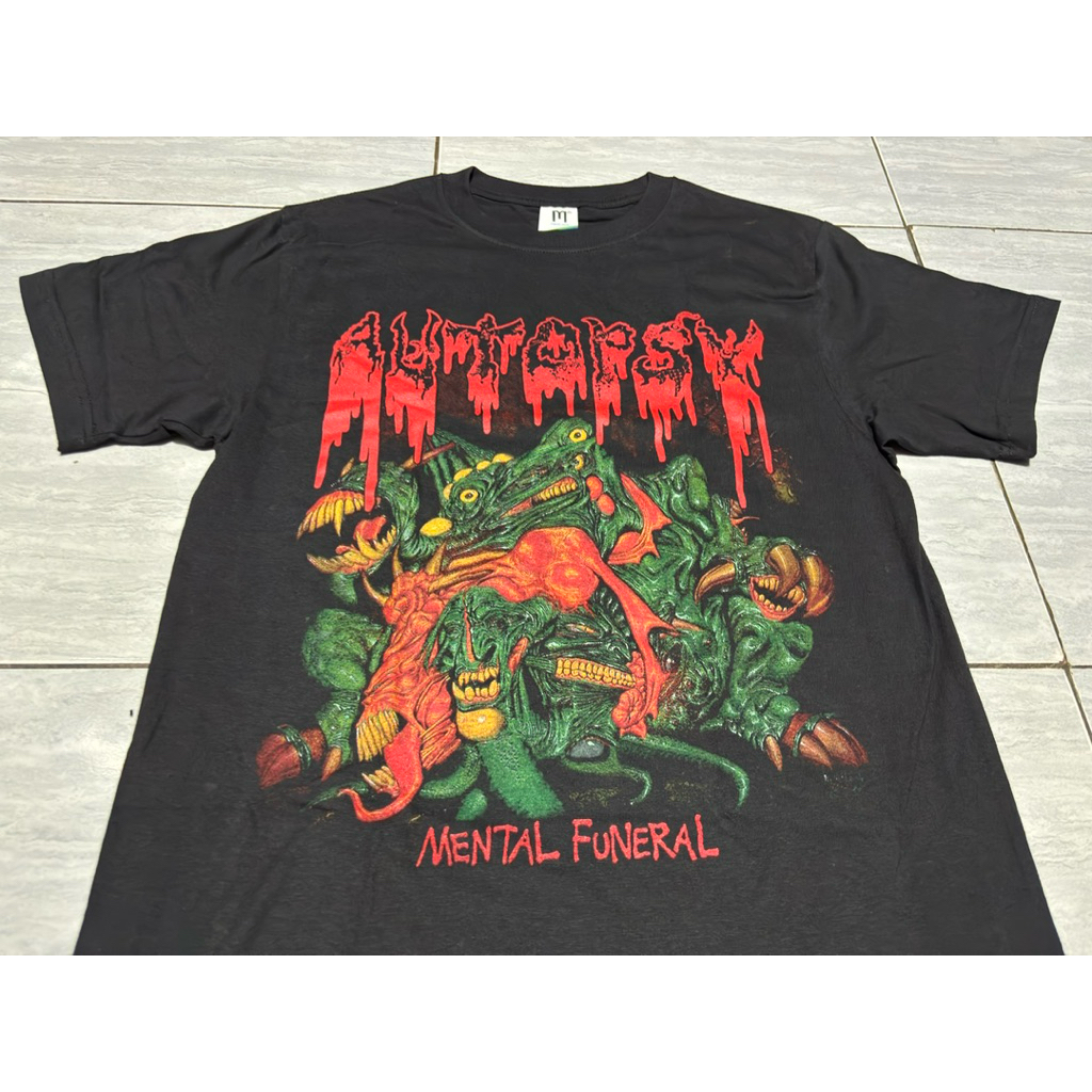 AUTOPSY mental funeral - Tshirt | Kaos musik | kaos band | kaos metal | Tshirt band | Tshirt bootleg
