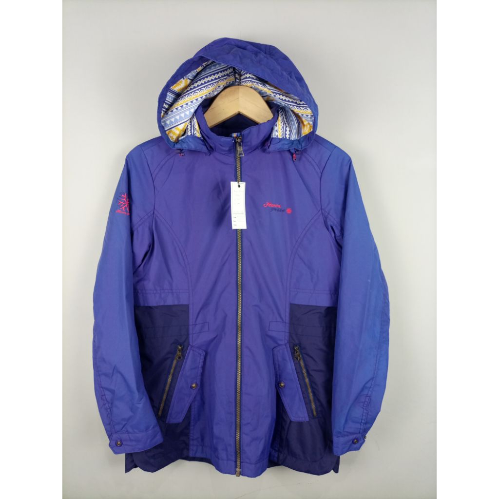 Jaket Outdoor Fever Green Woman Original_Ungu_Size Masuk S fit M