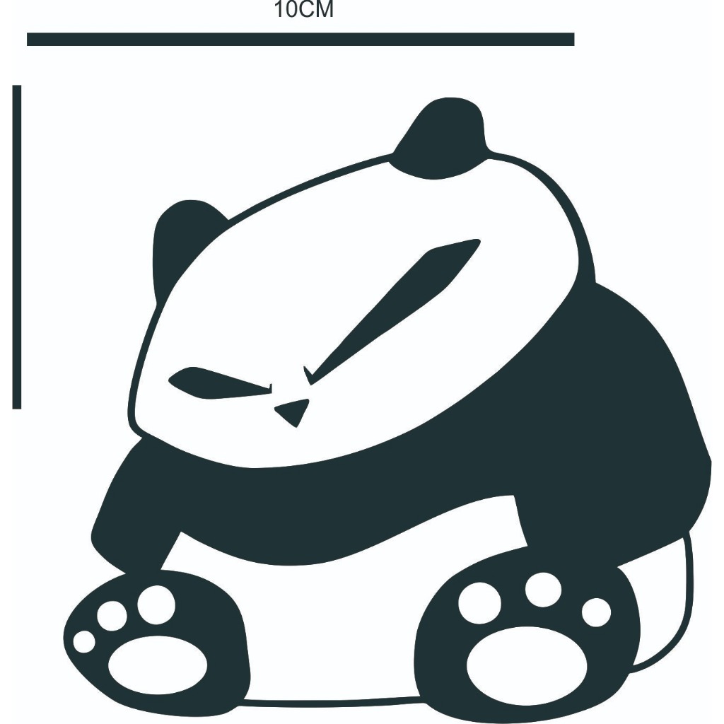 Stiker Panda Stiker Panda Kartun Animasi Stiker Cutting Panda