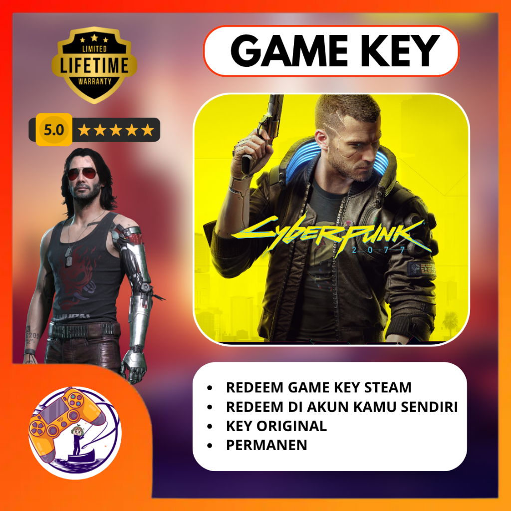 Cyberpunk 2077 PC Steam / Epic Games CD Key / Game Key / Redeem Code - Fast Delivery Garansi Lifetim