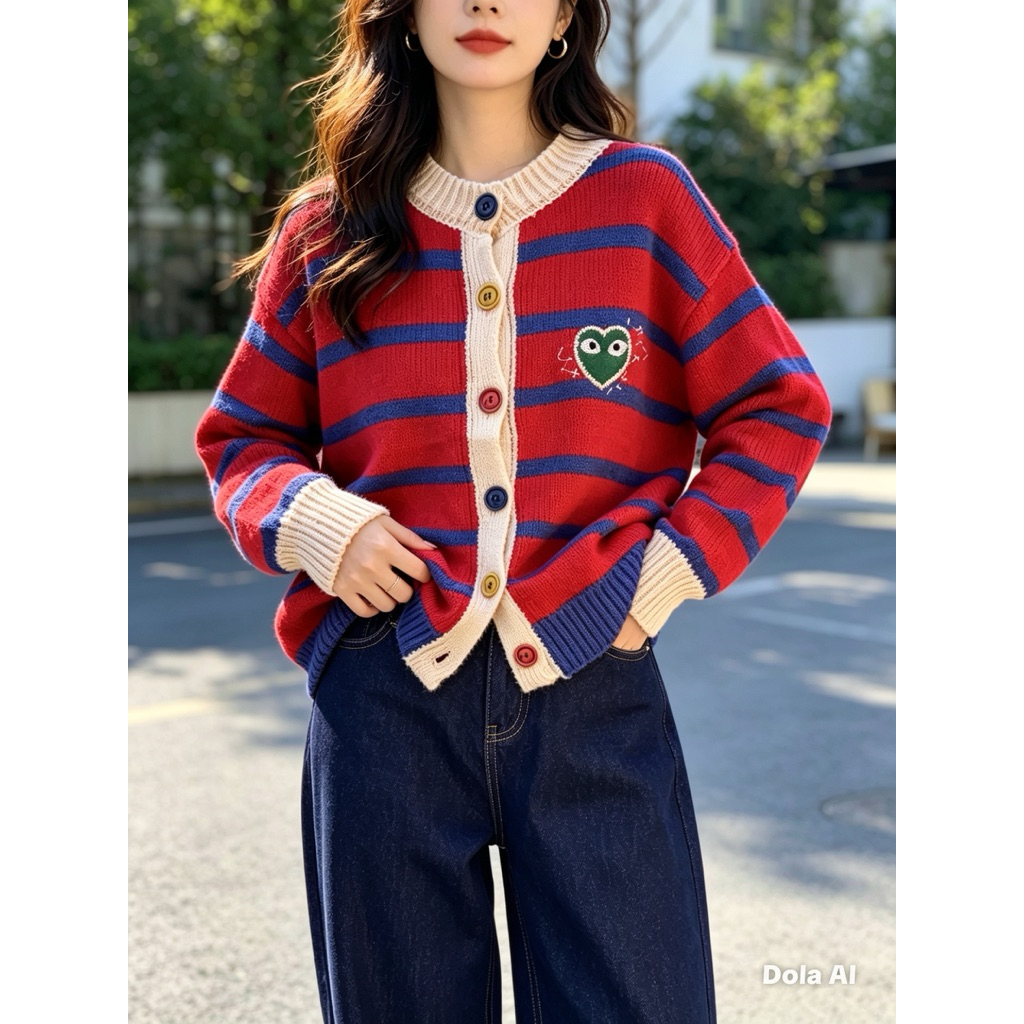 CARDIGAN STRIPES PLAY