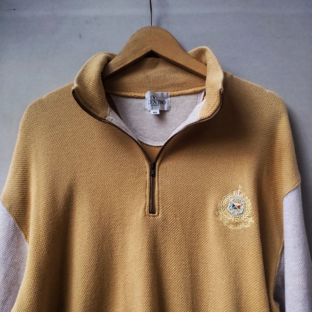 Valentino Jeans Vintage Half-Zip Knitwear Ykk