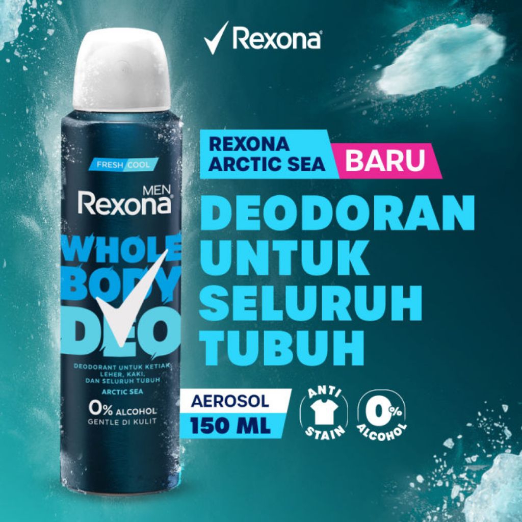 Rexona Deodorant Spray Anti Bau 150ml Pria Wanita