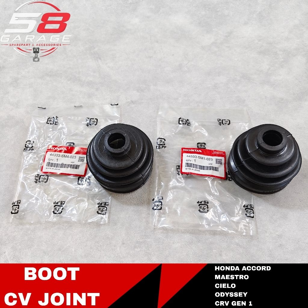 KARET BOOT CV JOINT AS RODA LUAR DALAM HONDA ACCORD MAESTRO CIELO ODYSSEY CRV GEN1 SPAREPART MOBIL 4