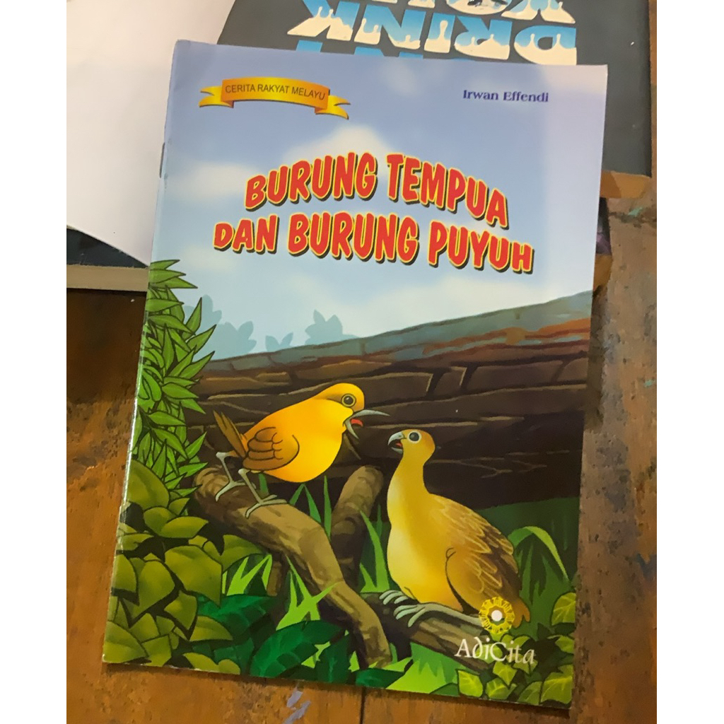 Cerita Anak Rakyat Melayu Burung Tempua dan Burung Puyuh - Buku Anak Dialektika Kids
