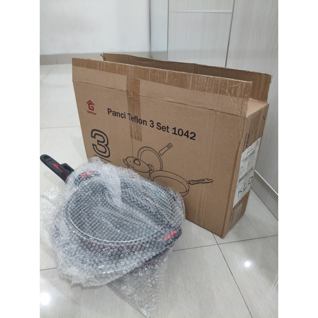 Panci Teflon 3 Set 1042 (GM Bear)