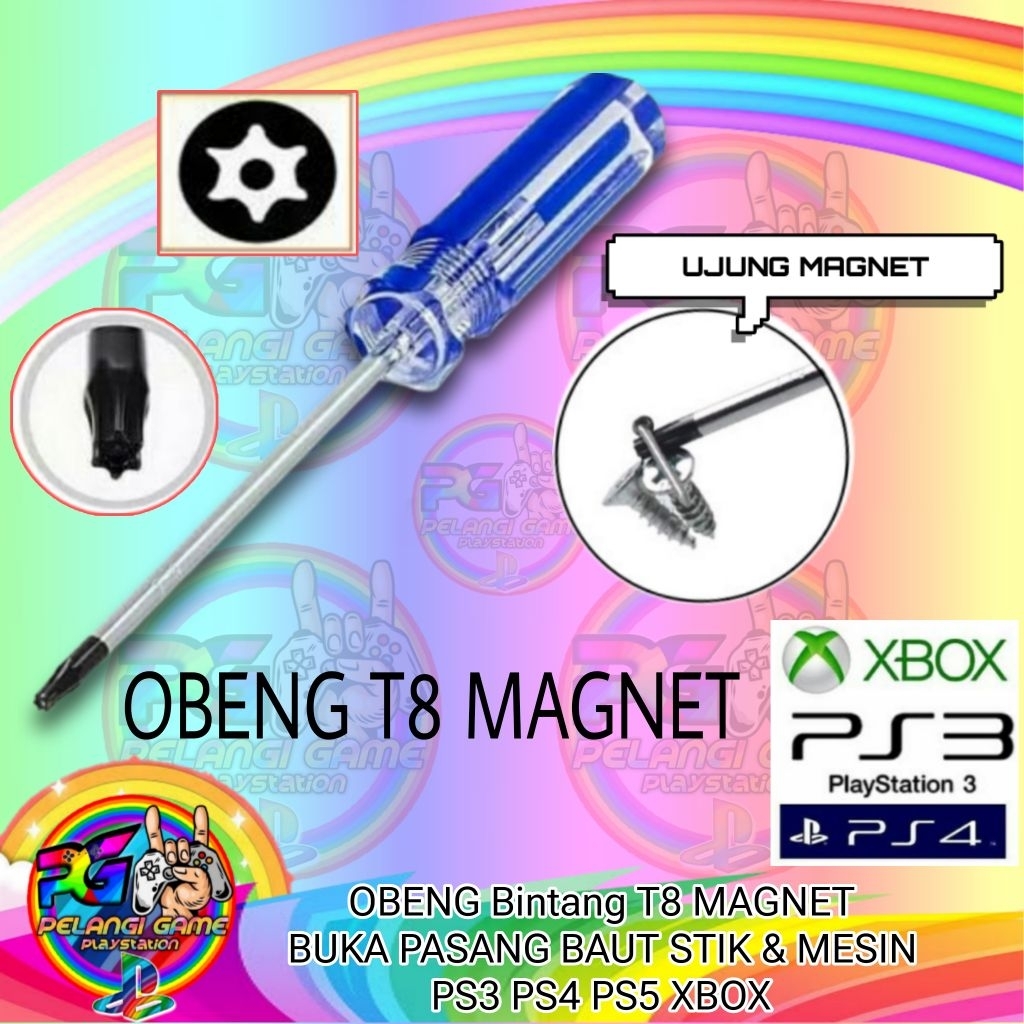 OBENG BINTANG T8 MAGNET