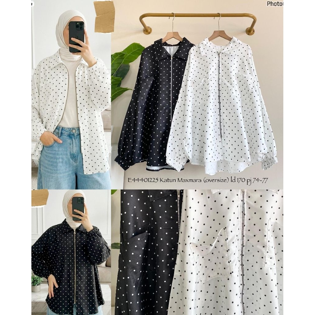 Blouse polkadot jumbo premium