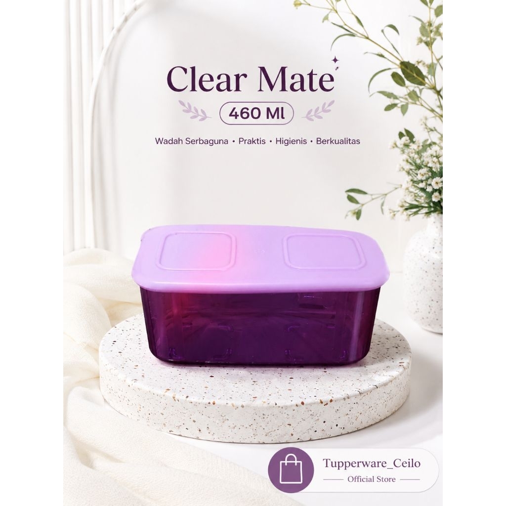 Clear mate 460ml Tupperware