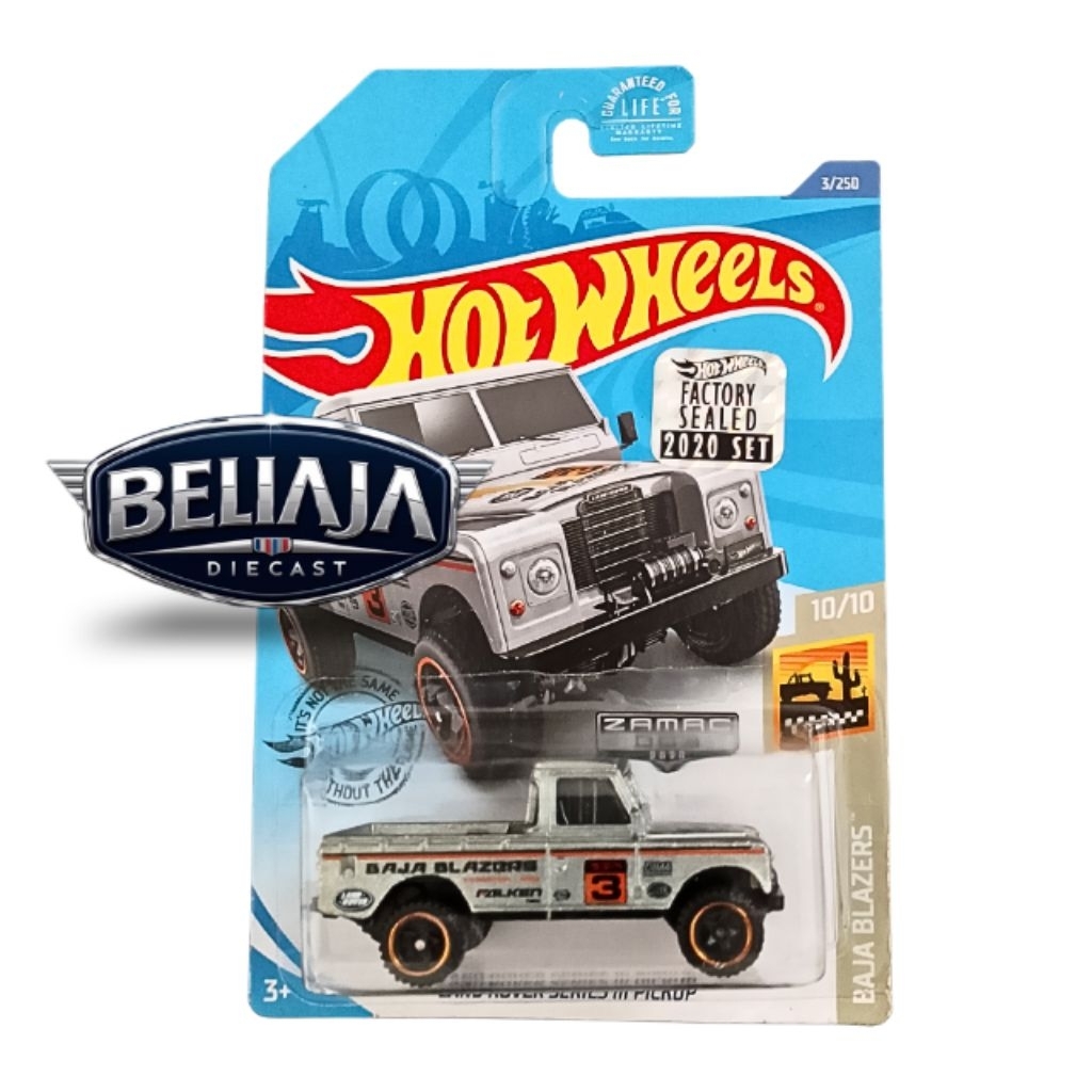 HOT WHEELS LAND ROVER SERIES III PICKUP ZAMAC FACTORY SEALED