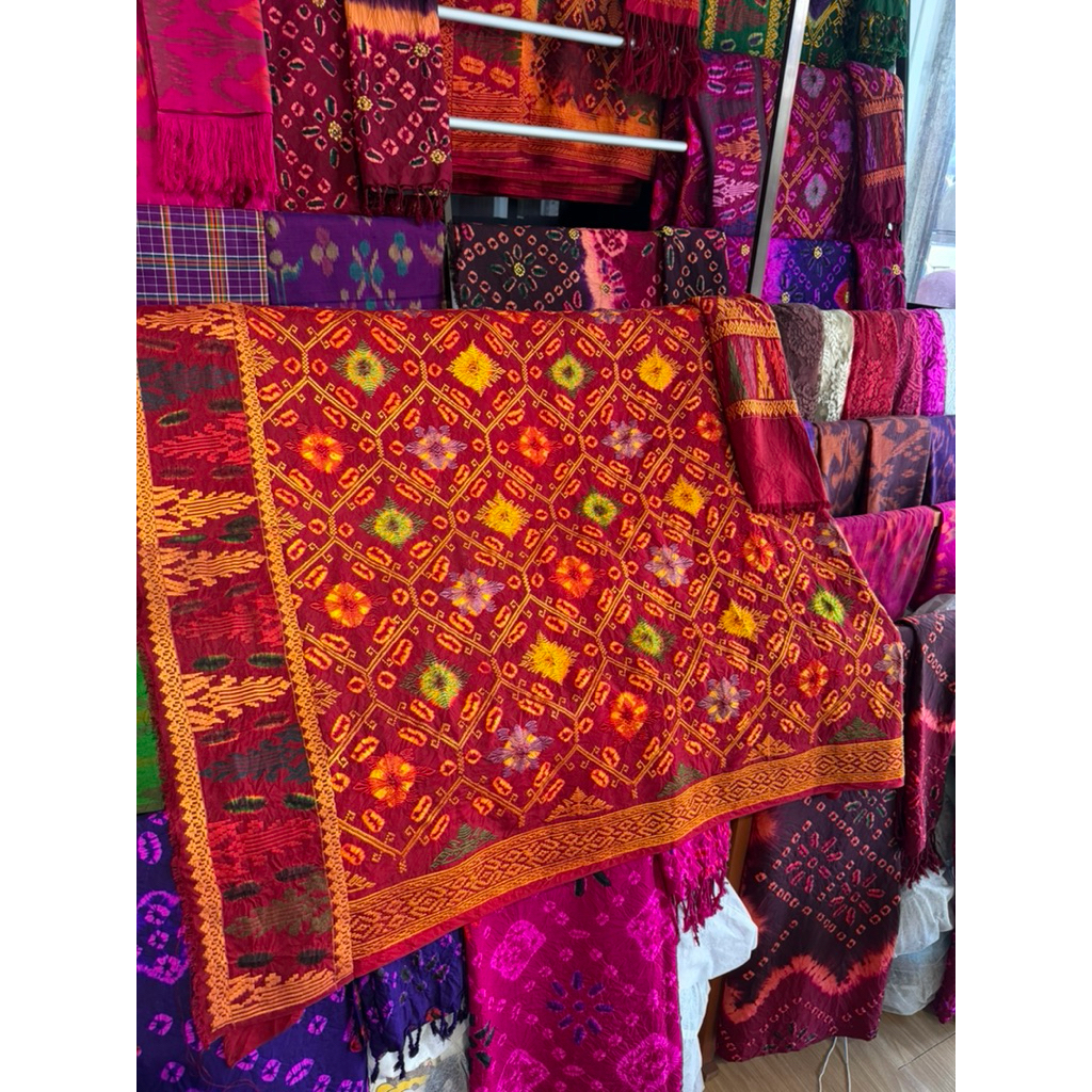 SUTRA JUMPUTAN SEMI SINGKET SINGARAJA TUMPAL SONGKET ORI