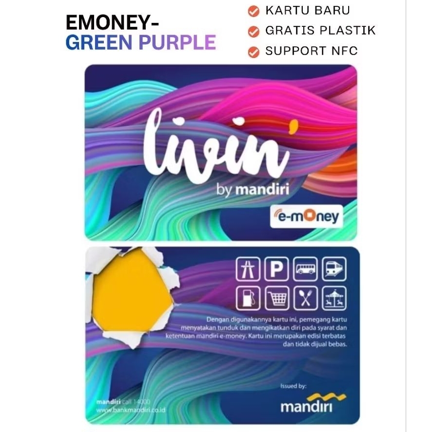KARTU EMONEY LIVIN MANDIRI
