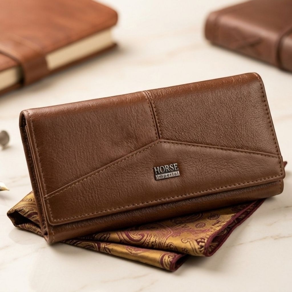 Dompet Imperial Horse Panjang Dompet Wanita Kulit Sapi Premium