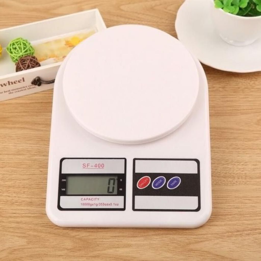 Timbangan Dapur Digital 10kg dengan LCD Besar, Presisi 1 Gram
