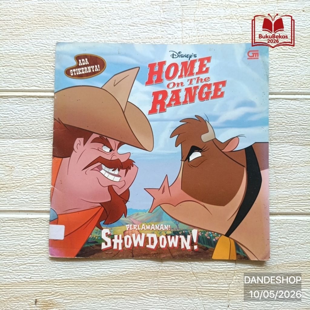 Disney Home on The Range - Perlawanan Showdown  - Buku Cerita Anak Bekas Preloved