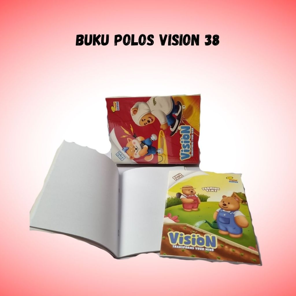 BUKU POLOS VISION | BUKU SKRIP VISION | BUKU GAMBAR A5 | BUKU MENGGAMBAR A5 VISION